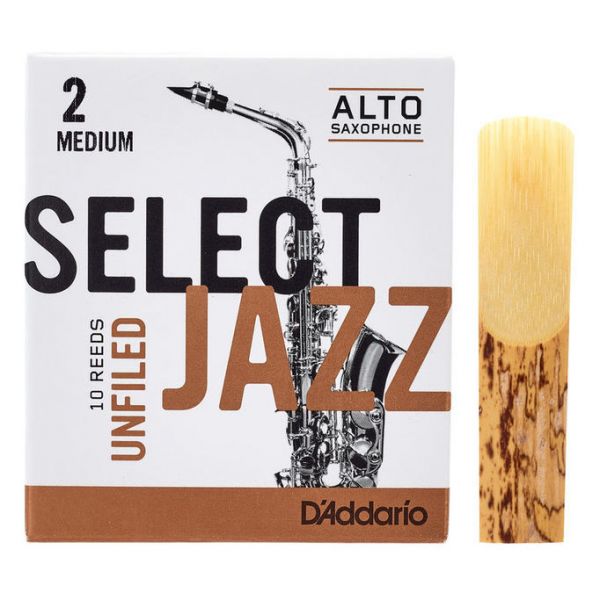D'Addario Woodwinds Select Jazz Unfiled Alto 2M