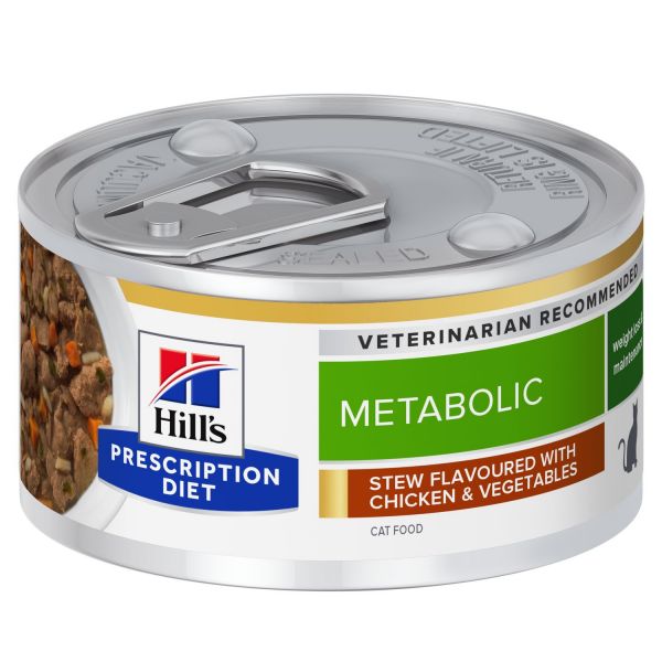 Ração Húmida Hill's Alimento Húmido Gato Metabolic Frango 82g