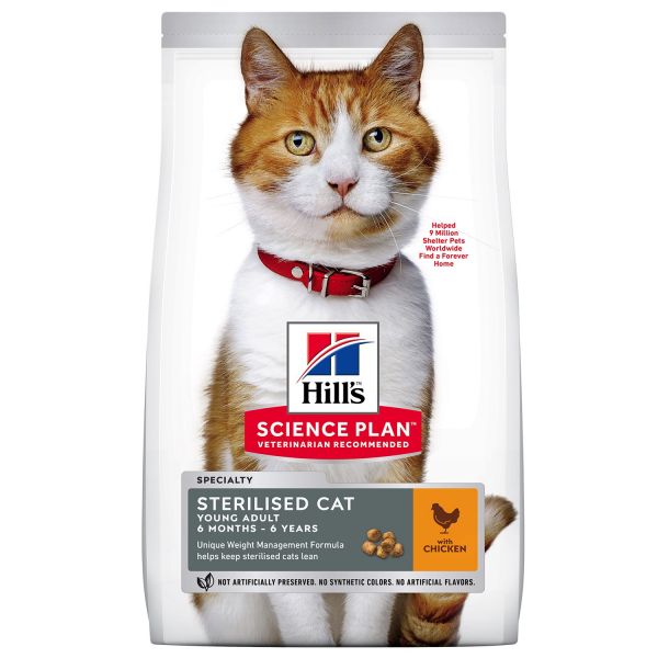 Hill's Science Plan Young Adult Sterilised Chicken 7Kg