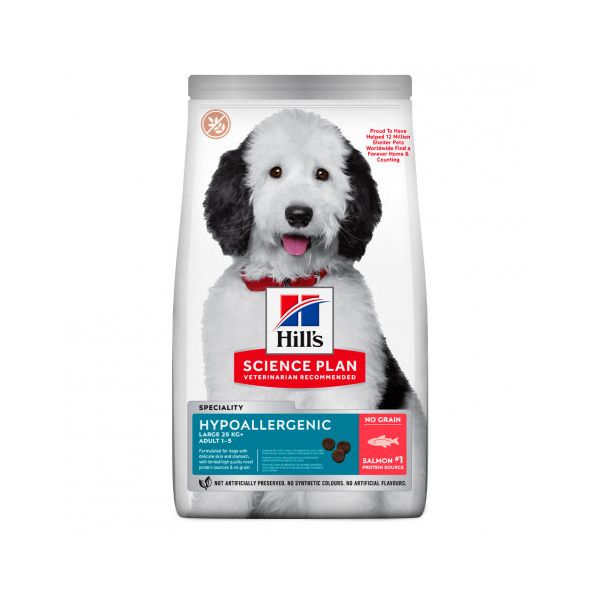 Hill's Science Plan Dog Large Adult Hypoallergenic Salmão e Atum 14Kg