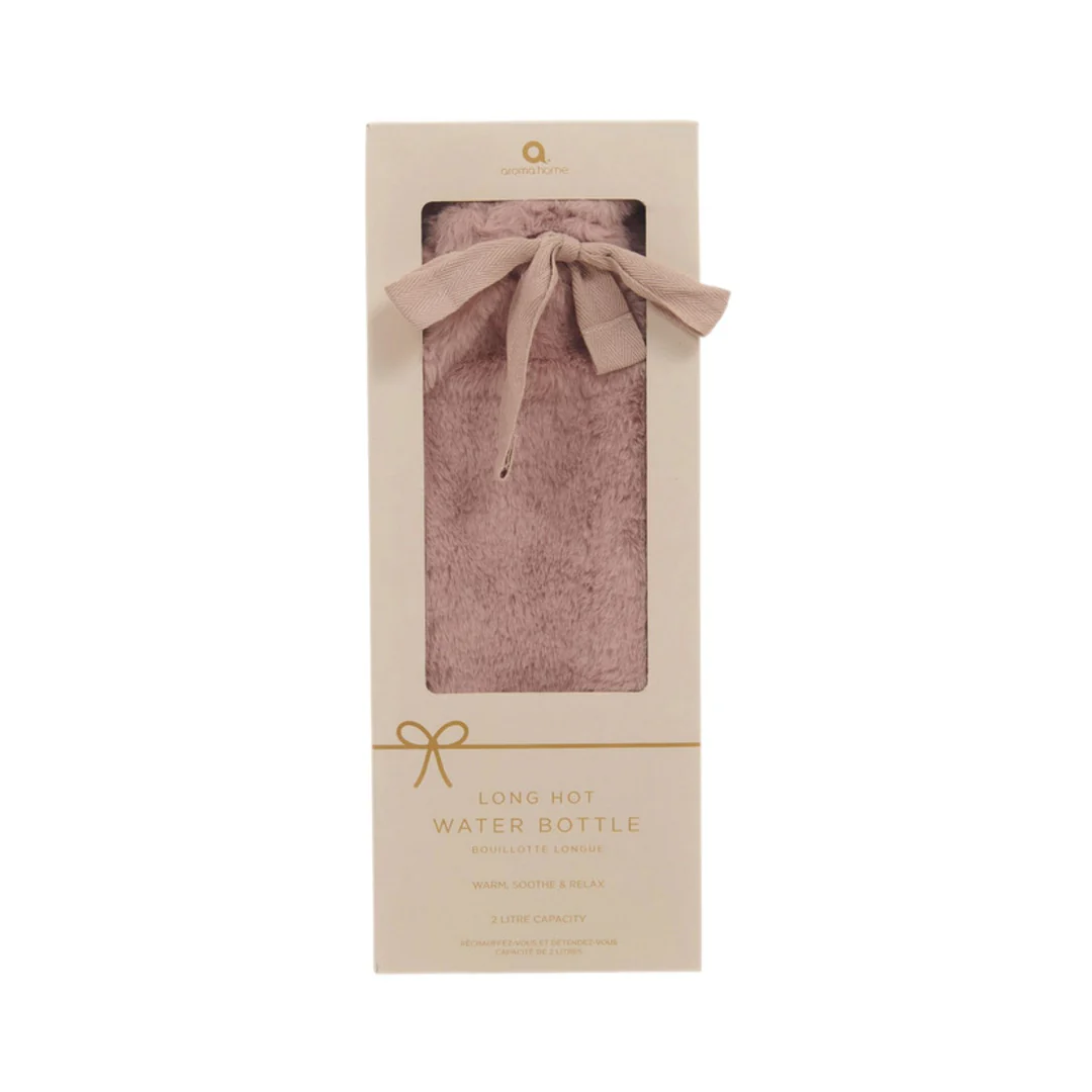 Aroma Home Botija Agua Quente Coracao Rosa 1 Litro