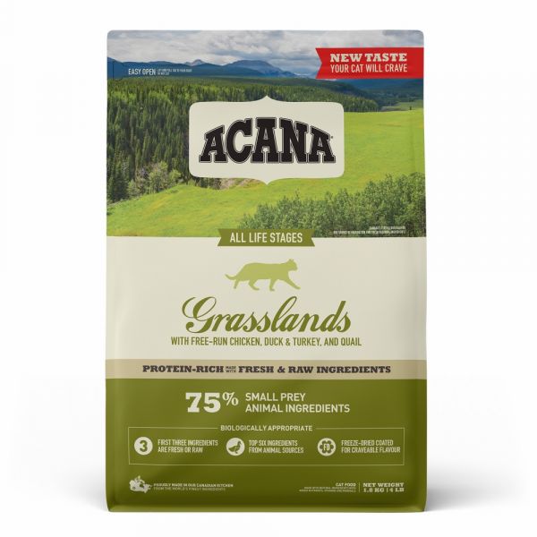 Acana Highest Protein Grasslands Chicken & Duck & Turkey 1,8Kg
