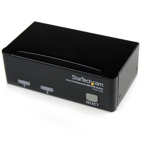 Startech Switch Kvm Vga Preto (1920x1440) - SV231USBGB