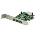 StarTech.com Placa de Adaptador FireWire 1394 de 3 Portas 2b 1a PCI Express