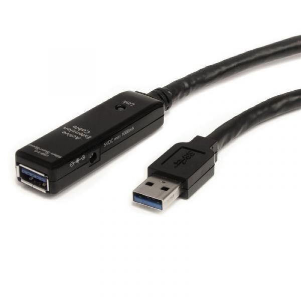 Startech Cabo usb a Macho - Fêmea (3 Mts) Preto - USB3AAEXT3M