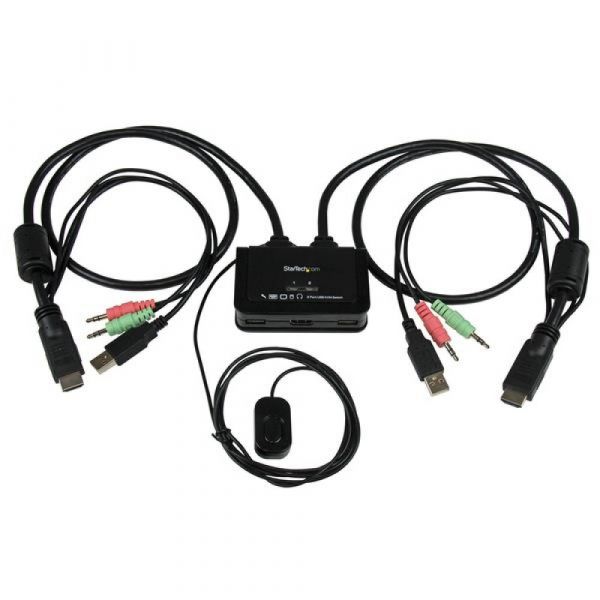 Startech Switch Kvm Hdmi Preto (1920x1200) - SV211HDUA