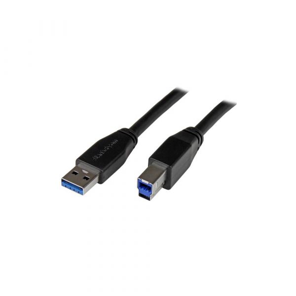Startech Cabo usb a Macho - usb B Macho (5 Mts) Preto - USB3SAB5M