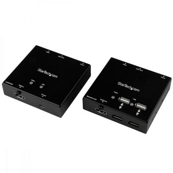 Startech Extensão Av ST121USBHD Transmissor e Recetor (50 Mts) Preto - ST121USBHD