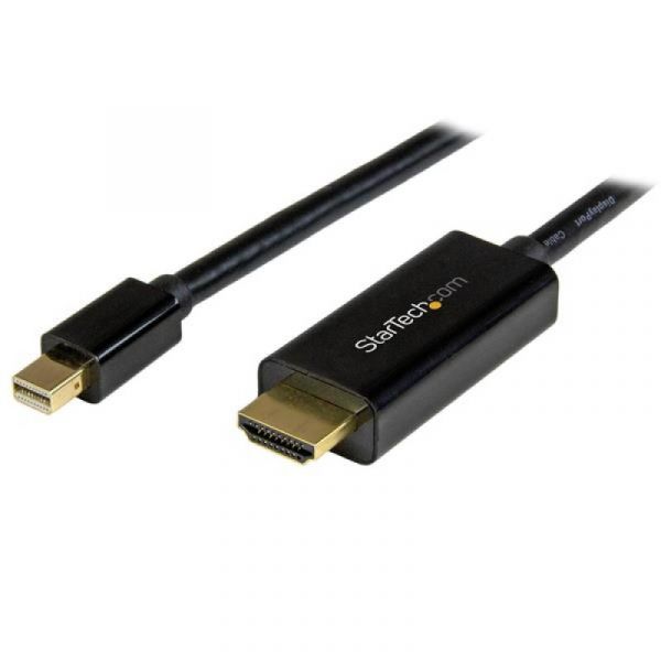 Startech Adaptador de Vídeo Mini Displayport Macho - Hdmi Macho (5 Mts) Preto - MDP2HDMM5MB