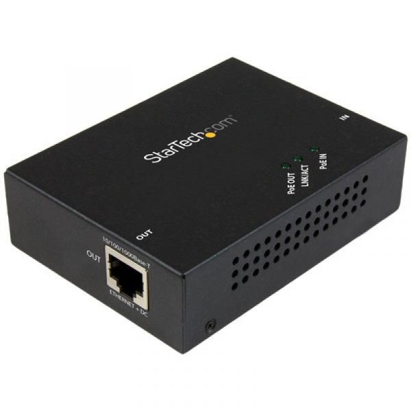 Startech Alargador 2 Portas Poe 100M - POEEXT2GAT