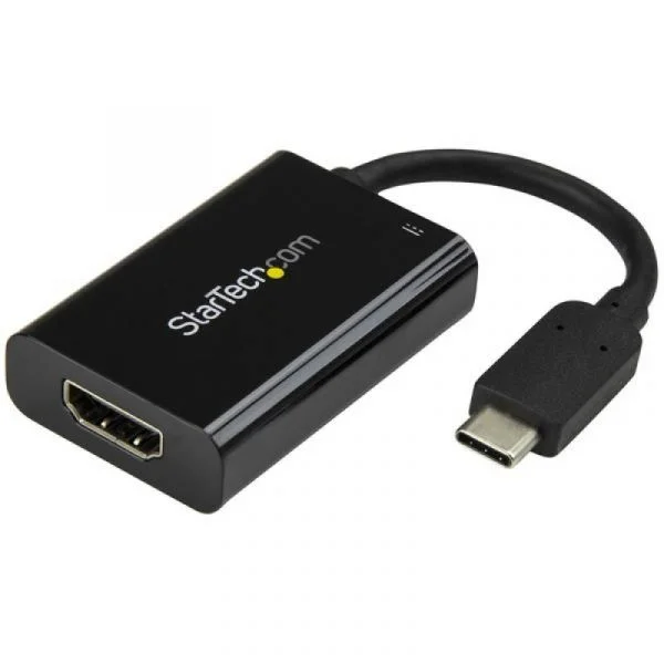 Startech Adaptador Gráfico usb C Macho Hdmi Fêmea 4K Preto - CDP2HDUCP