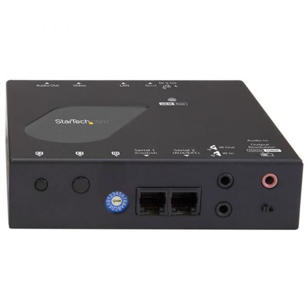 Startech Extensão Av ST12MHDLAN4R Transmissor e Recetor (100 Mts) Preto