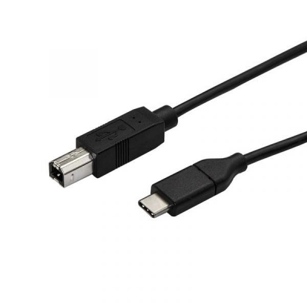 Startech Cabo usb C Macho - usb B Macho (50 cm) Preto - USB2CB50CM