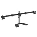 StarTech.com ARMBARTRIO2 montagem e suporte para monitores 68,6 cm (27") Clamp Preto