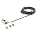 StarTech.com LTULOCK4D cadeado antirroubo Preto, Prateado 2 m