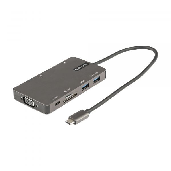 Startech Base & Duplicador de Portas com Fios Usb 3.2 Gen 1 3.1 Gen 1 Type-C Cinzento
