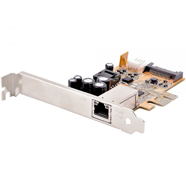 Startech Placa de Rede Ethernet ST1000PEXPSE PCI-E 2500 Mbit/s com PoE e Suporte Low-Profile