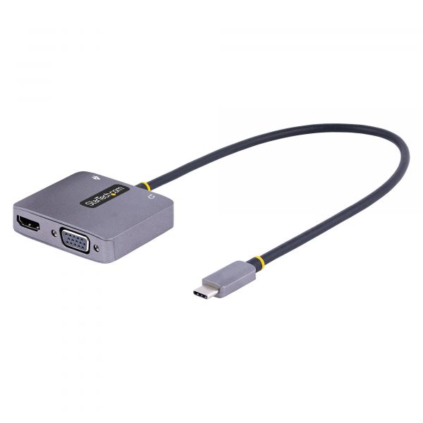StarTech.com Adaptador USB-C para HDMI VGA Multiport 122-USBC-HDMI-4K-VGA 4K 60Hz 100W PD 3.0