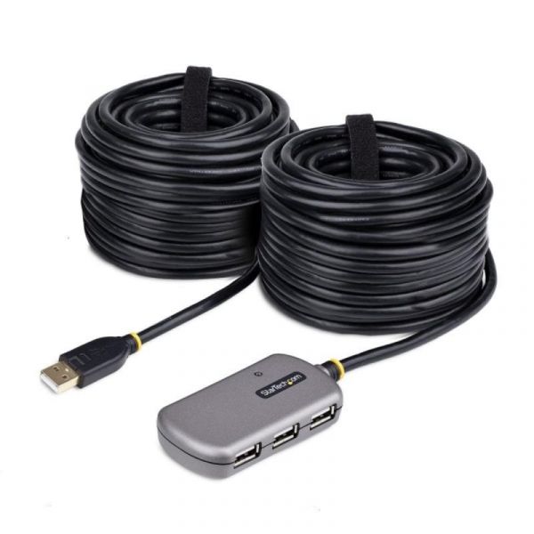 Startech U02442-USB-EXTENDER Cabo Extensor USB 2.0 Ativo com Hub USB-A 4 Portas 24m