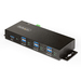 StarTech 5G7AINDRM-USB-A-HUB Hub USB Industrial 7 Portas USB 3.2 Gen 1 5 Gbps Gerenciado Metálico ESD