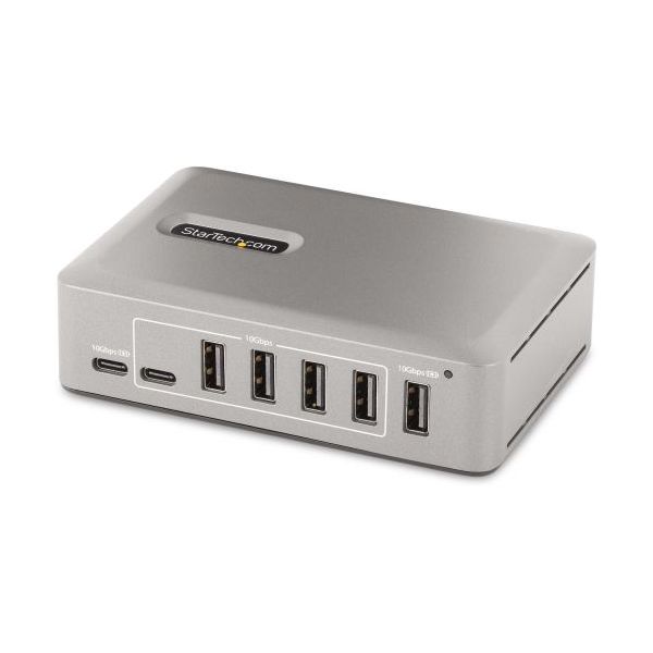 StarTech.com 10G8A2CS-USB-C-HUB Hub USB-C 10 Portas 8x USB-A + 2x USB-C 10Gbps Self-Powered Black/Grey