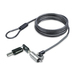 Trava de Segurança StarTech NANOK-LAPTOP-LOCK 2 m Cabo Antirroubo com 2 Chaves