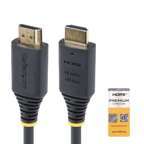 Startech.com Cabo HDMI Premium Certificado de Alta Velocidade 4K60 2m Preto