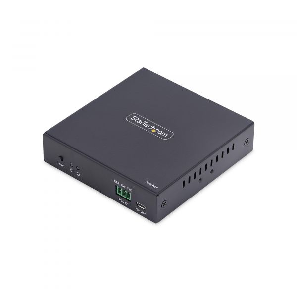 Startech.com Receptor Extensor HDMI KVM IP IH2006-HDMI-RX 4K 60Hz AVoIP Metal RS-232 Áudio Preto