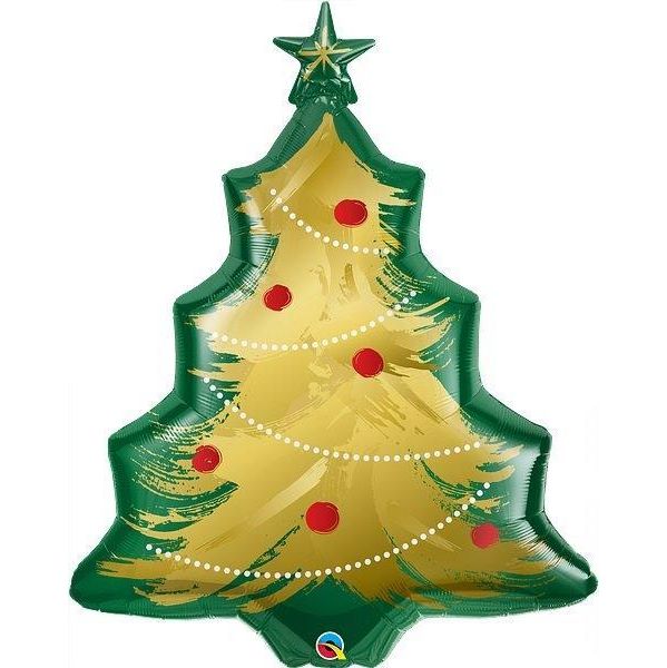 Qualatex Balão Foil 40" Árvore de Natal - 020089972