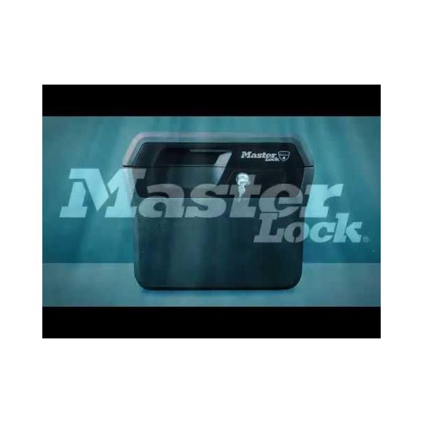 Master Lock Cofre Portátil H0100EURHRO Pequeno, À Prova de Fogo e Água