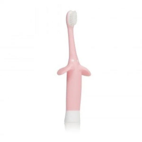 Dr Browns Escova Dentes Elefante 0-3 Anos Rosa