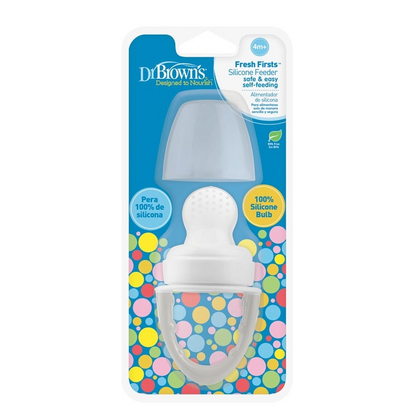 Dr Browns Alimentador Silicone Cinza