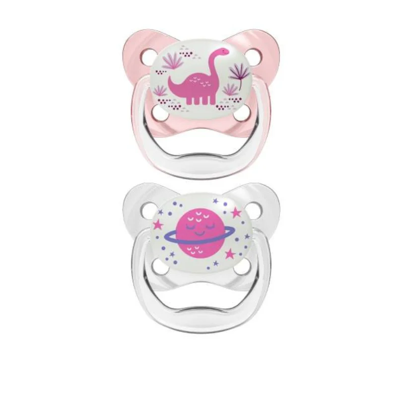 Dr Browns Prevent Chup Noturn 6-18M Rosa X2