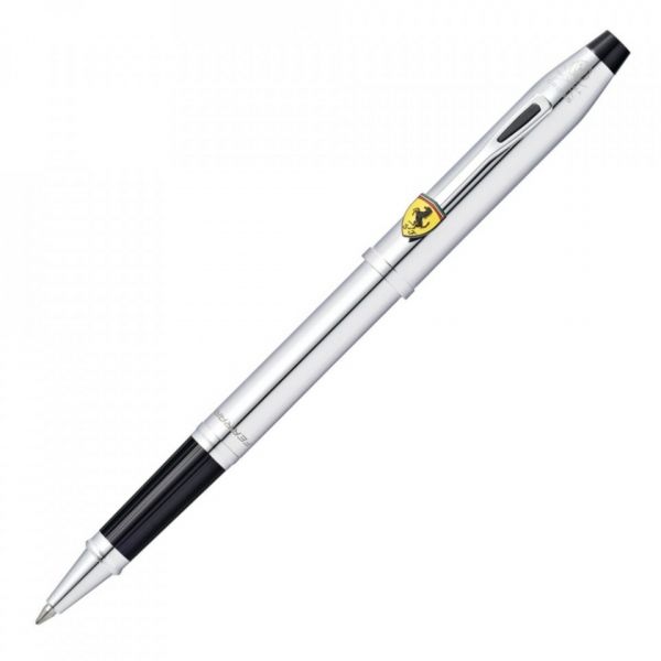 Cross Rollerball Century Ii Scuderia Ferrari Polished Chrome Preto
