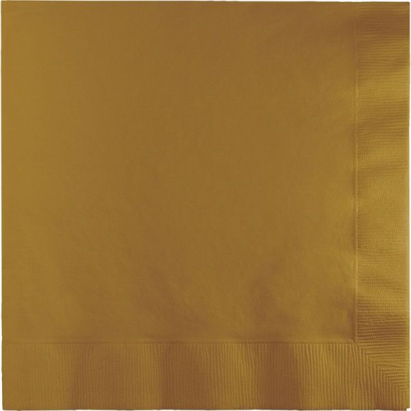 Creative Converting Pack 50 Guardanapos 33cm Dourado