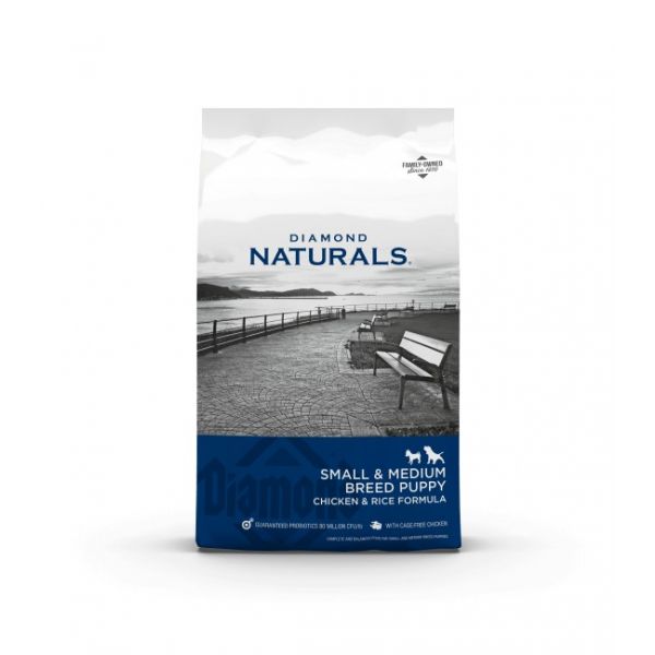 Diamond Naturals Small & Medium Breed Puppy Frango & Arroz 15Kg