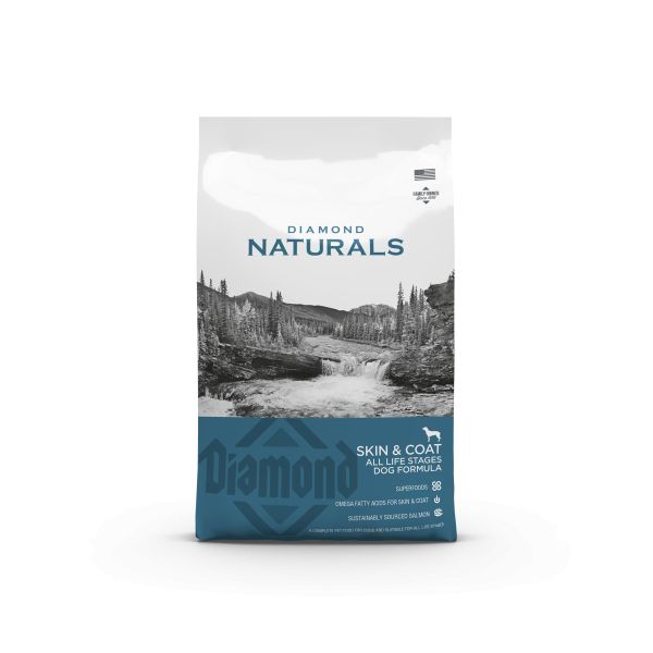 Diamond Naturals Skin&Coat Todas as idades Salmão & Batata 15 kg