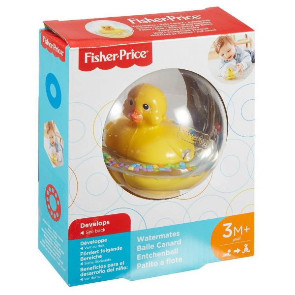 Fisher-Price Patinho Sempre em Pé Amarelo - DVH21-1