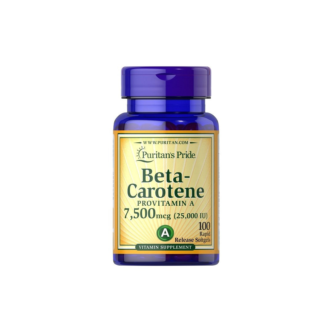 Beta Carotene 25000 IU 100 Sgel Vitamin A