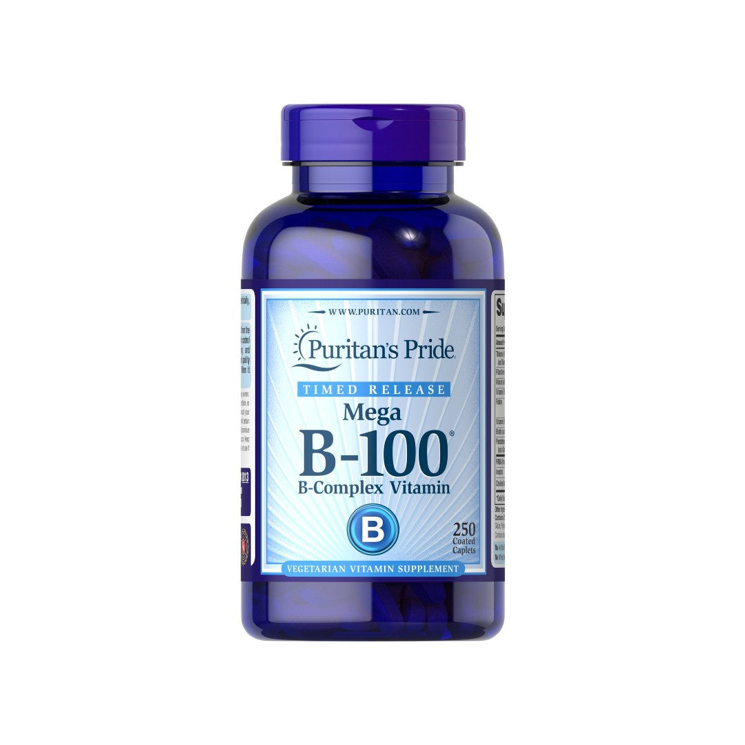 Vitamin B-100 Complex Timed Release 250 Coated Caplets
