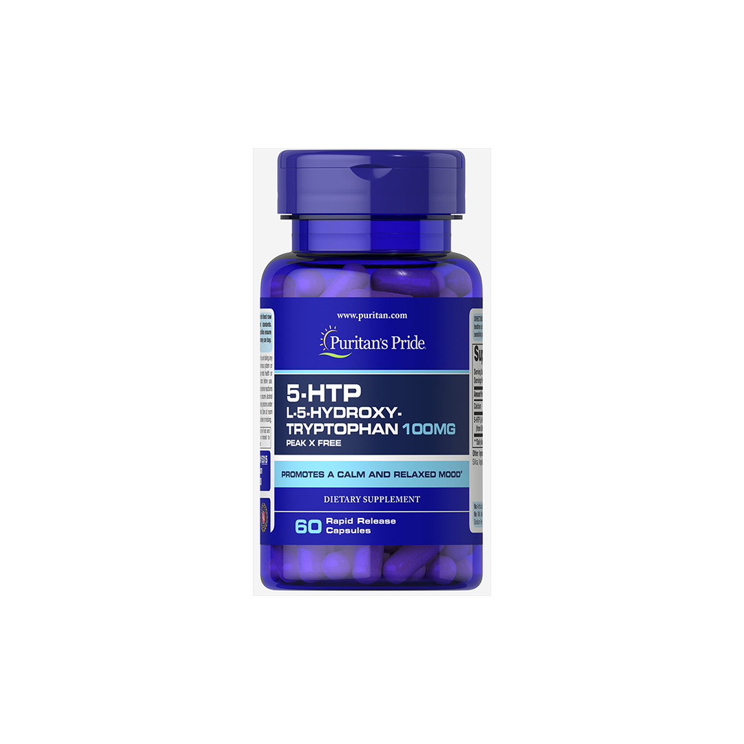 5-HTP (Hydroxytryptophan) 100 mg 60 Rapid Release Capsules