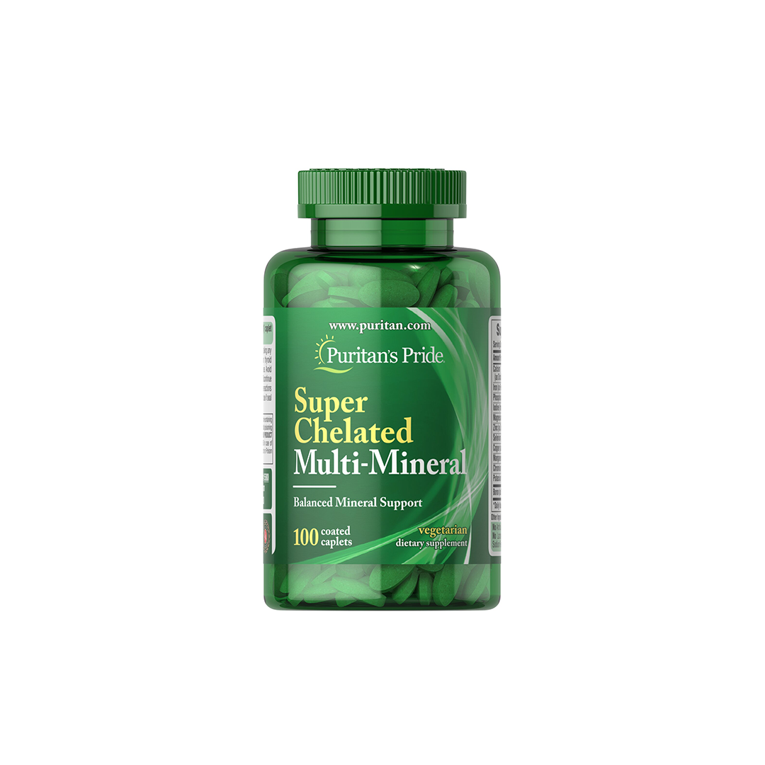 Super Chelated Multi-Mineral 100 Coated Caplets