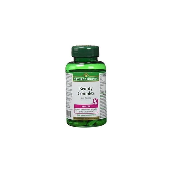 Nature's Bounty Beauty Complex com Biotina 60 Comprimidos