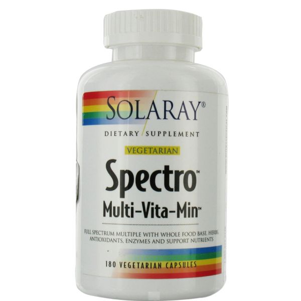 Solaray Spectro Multi Vita Min 180 Cápsulas