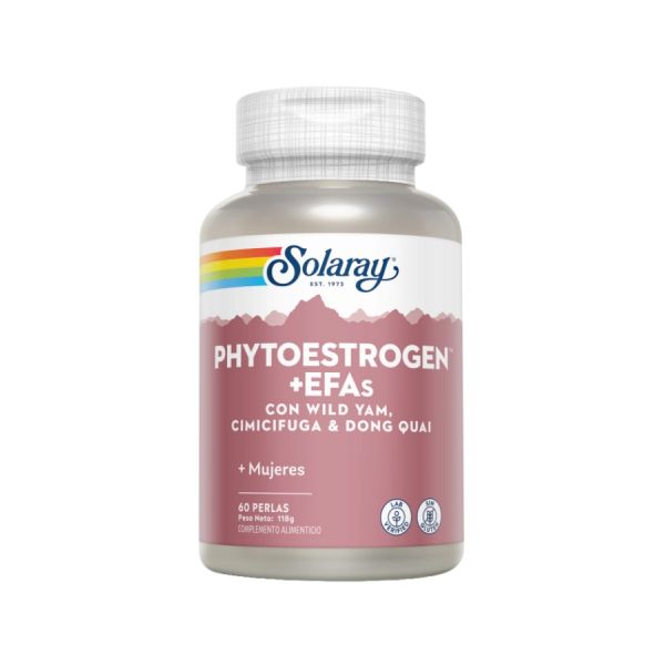 Solaray PhytoEstrogen + EFAs 60 Cápsulas
