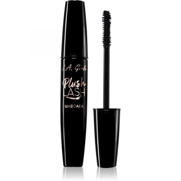 L.A. Girl Cosmetics Plush Lash Máscara para Dar Volume e Curvatura Mais Definida Tom Blackest Black 10g