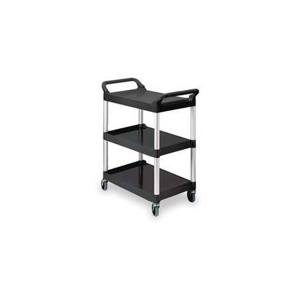 Rubbermaid Carrinho de Serviço Multiusos, Total 90 Kg, Cxlxa 860 X 470 X 960 mm, Cor da Preto Preto - M6233-751425