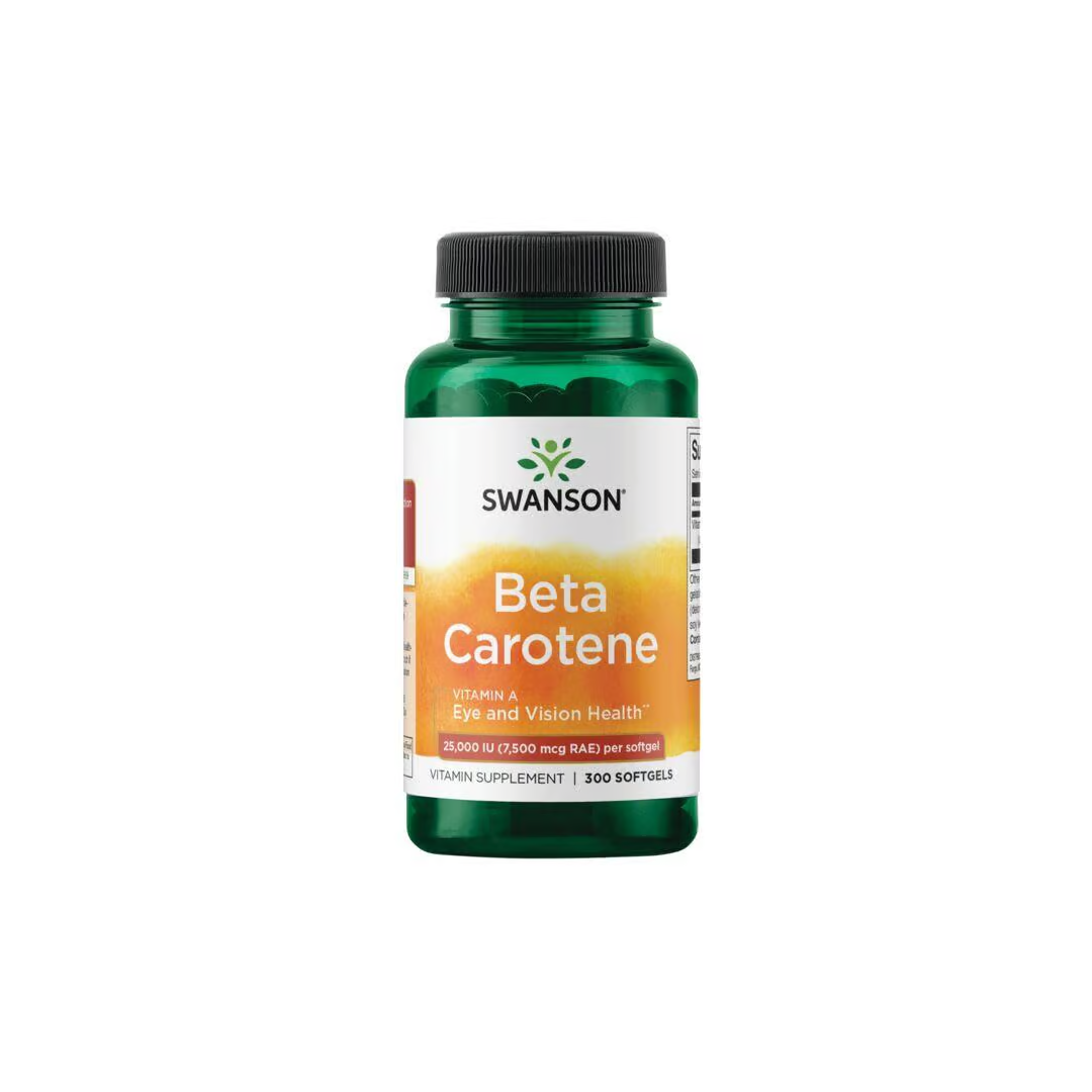 Beta-Carotene (Vitamin A) 25000 IU 300 Softgels