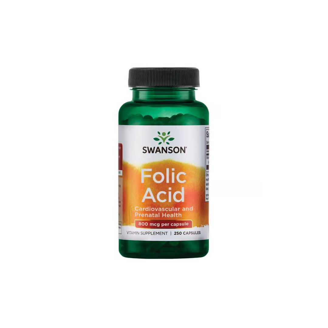 Folic Acid - 800 mcg 250 capsules