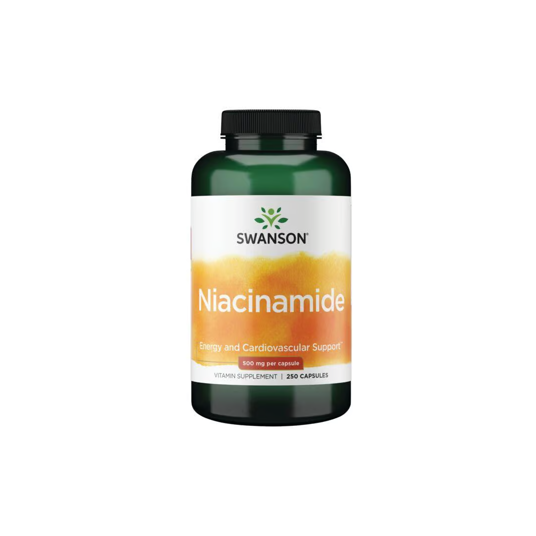 Niacinamide (Vitamin B3) 500 mg 250 Capsules